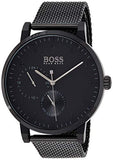 Buy Shop Hugo Boss Oxygen Black Dial Black Mesh Bracelet Watch for Men - 1513636 USA Online
