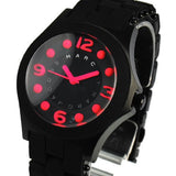 Buy Shop Marc Jacobs Pelly Black Dial Black Silicone Strap Watch for Women - MBM2530 USA Online