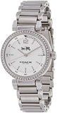 Coach Sports Crystals Silver Dial Silver Steel Strap Watch for Women - 14502194