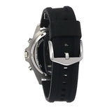 Buy Shop Fossil Garrett Chronograph Black Dial Black Rubber Strap Watch for Men - FS5624 USA Online
