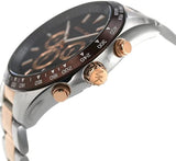 Buy Shop Michael Kors Layton Chronograph Black Dial Two Tone Steel Strap Watch For Men - MK8913 USA Online