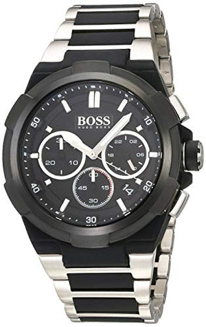 Buy Shop Hugo Boss Supernova Black Dial Two Tone Steel Strap Watch for Men - 1513368 USA Online