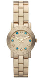 Buy Shop Marc Jacobs Amy Dexter Gold Dial Gold Steel Strap Watch for Women - MBM3218 USA Online