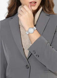 Buy Shop Guess Muse Quartz White Dial Silver Steel Strap Watch For Women - W1008l1 USA Online