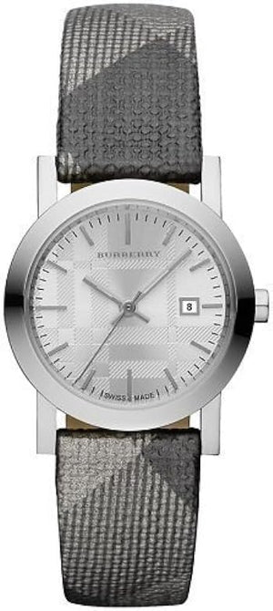 Buy Shop Burberry The City Silver Dial Multicolored Leather Strap Watch for Women - BU1873 USA Online