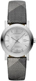 Buy Shop Burberry The City Silver Dial Multicolored Leather Strap Watch for Women - BU1873 USA Online