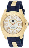 Buy Shop Tommy Hilfiger White Dial Two Tone Steel Strap Watch for Women - 1781307 USA Online