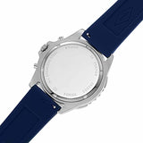 Buy Shop Fossil Garrett Chronograph Blue Dial Blue Rubber Strap Watch for Men - FS5709 USA Online