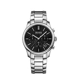 Buy Shop Hugo Boss Commander Black Dial Silver Steel Strap Watch for Men - 1513433 USA Online