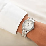 Buy Shop Fossil Jesse White Dial Silver Steel Strap Watch for Women - ES2362 USA Online