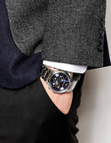 Buy Shop Emporio Armani Renato Chronograph Blue Dial Silver Steel Strap Watch For Men - AR2448 USA Online