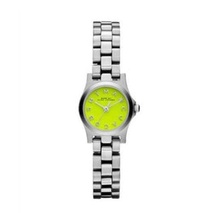 Buy Shop Marc Jacobs Henry Yellow Dial Silver Steel Strap Watch for Women - MBM3201 USA Online