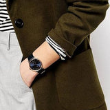 Buy Shop Marc Jacobs Baker Navy Blue Dial Navy Blue Leather Strap Watch for Women - MBM1329 USA Online