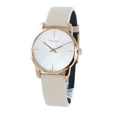 Buy Shop Calvin Klein City White Dial White Leather Strap Watch for Women - K2G231XH USA Online
