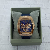 Buy Shop Guess Phoenix Multifunction Blue Dial Blue Rubber Strap Watch for Men - GW0202G4 USA Online