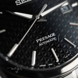 Buy Shop Seiko Presage Sharp Edged Series Black Dial Black Steel Strap Watch For Men - SPB229J1 USA Online