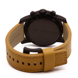 Buy Shop Marc Jacobs Larry Chronograph Black Dial Brown Leather Strap Watch for Men - MBM5053 USA Online
