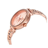 Buy Shop Michael Kors Sofie Quartz Rose Gold Dial Rose Gold Steel Strap Watch For Women - MK4335 USA Online