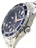 Citizen Promaster Marine Blue Dial Silver Steel Strap Watch For Men - BN0191-80L