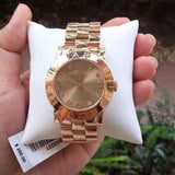 Buy Shop Marc Jacobs Amy Mother of Pearl Black Dial Rose Gold Steel Strap Watch for Women - MBM8610 USA Online