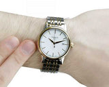 Buy Shop Tissot T Classic Carson Quartz White Dial Two Tone Steel Strap Watch for Men - T085.410.22.011.00 USA Online