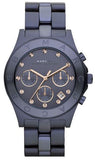 Buy Shop Marc Jacobs Blade Chronograph Blue Dial Blue Steel Strap Watch for Women - MBM8581 USA Online