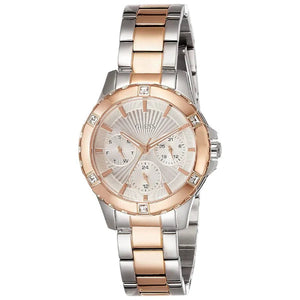 Buy Shop Guess Mist Quartz Silver Dial Two Tone Steel Strap Watch For Women - W0443L4 USA Online