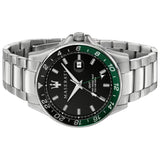 Buy Shop Maserati SFIDA Chronograph Black Dial Silver Steel Strap Watch For Men - R8853140005 USA Online