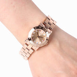 Buy Shop Marc Jacobs Amy Rose Gold Dial Rose Gold Steel Strap Watch for Women - MBM3219 USA Online