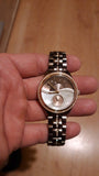 Buy Shop Michael Kors Lauryn Rose Gold Dial Brown Steel Strap Watch for Women - MK3757 USA Online