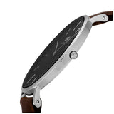 Buy Shop Daniel Wellington Classic Bristol Black Dial Brown Leather Strap Watch For Men - DW00100131 USA Online