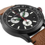 Buy Shop Gucci G-Timeless Chronograph Black Dial Brown Leather Strap Watch For Men - YA126271 USA Online