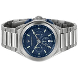 Maserati Triconic Quartz Blue Dial Silver Steel Strap Watch For Men - R8873639001