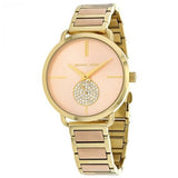 Buy Shop Michael Kors Portia Rose Gold Dial Two Tone Steel Strap Watch for Women - MK3706 USA Online
