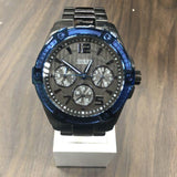 Buy Shop Guess Flagship Multifunction Chronograph Grey Dial Grey Steel Strap Watch for Men - W0601G1 USA Online