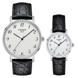 Buy Shop Tissot Everytime Small White Dial Black Leather Strap Watch For Women - T109.210.16.032.00 USA Online