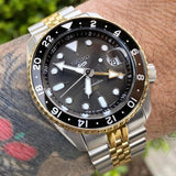 Buy Shop Seiko 5 Sports GMT US Special Edition Automatic Grey Dial Silver Steel Strap Watch For Men - SSK021K1 USA Online