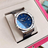 Buy Shop Salvatore Ferragamo F-80 Classic Blue Dial Blue Leather Strap Watch for Men - SFDT00319 USA Online