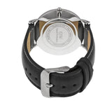 Buy Shop Daniel Wellington Classy Sheffield White Dial Black Leather Strap Watch For Women - DW00100080 USA Online