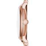 Buy Shop Marc Jacobs Baker Dexter White Dial Rose Gold Steel Strap Watch for Women - MBM3443 USA Online