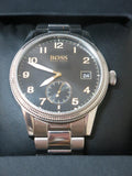 Buy Shop Hugo Boss Legacy Black Dial Silver Steel Strap Watch for Men - 1513671 USA Online