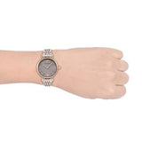 Buy Shop Emporio Armani Gianni T Bar Pink Dial Two Tone Steel Strap Watch For Women - AR11223 USA Online