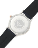 Buy Shop Emporio Armani Renato Analog Blue Dial Blue Leather Strap Watch For Men - AR11188 USA Online