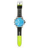 Buy Shop Diesel Mr. Daddy 2.0 Chronograph Black Dial Grey Nylon Strap Watch For Men - DZ7429 USA Online