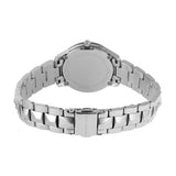 Buy Shop Michael Kors Runway Mercer Quartz Mother of Pearl Blue Dial Silver Steel Strap Watch For Women - MK6857 USA Online