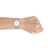 Buy Shop Michael Kors Pyper Quartz Mother of Pearl White Dial Silver Mesh Strap Watch For Women - MK4618 USA Online