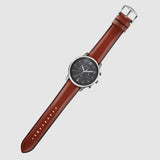 Buy Shop Fossil Neutra Chronograph Grey Dial Brown Leather Strap Watch for Men - FS5512 USA Online