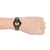 Buy Shop Michael Kors Wren Chronograph Black Dial Two Tone Steel Strap Watch for Women - MK6978 USA Online