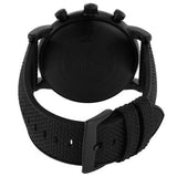 Buy Shop Emporio Armani Luigi Analog Black Dial Black Leather Strap Watch For Men - AR11450 USA Online