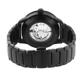 Buy Shop Emporio Armani Meccanico Automatic Black Dial Black Steel Strap Watch For Men - AR60054 USA Online